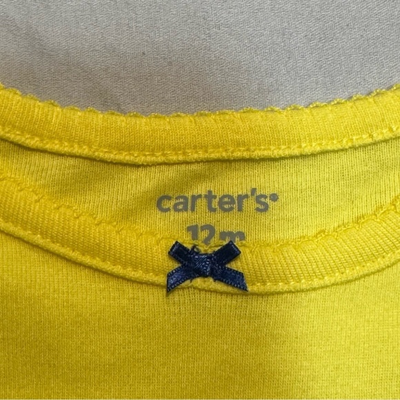 Carter's Yellow Baby One Piece - Mommy's Little Girl - Picture 3 of 4